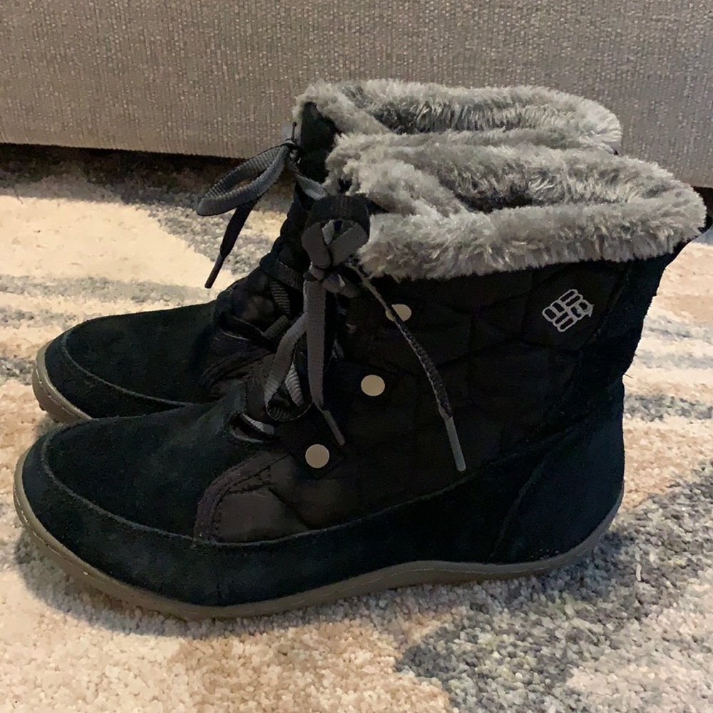 Columbia fur lined boots size 8